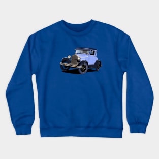 Model A Ford vintage car in blue Crewneck Sweatshirt